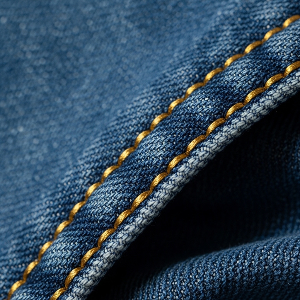Denim Fabric Close-up