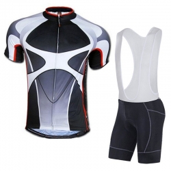 Geometric Cycling Jersey & Bib Shorts Set