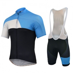 Color-Block Cycling Jersey & Bib Shorts Set