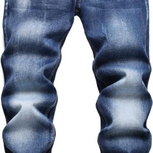 Men's Slim Fit Distressed Denim Jeans