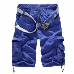 Men's Vibrant Royal Blue Cargo Shorts