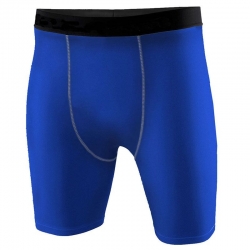 Men's Royal Blue Athletic Compression Shorts
