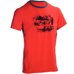 Men's Red Active T-Shirt