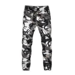 Men's Grey Camouflage Jogger Pants