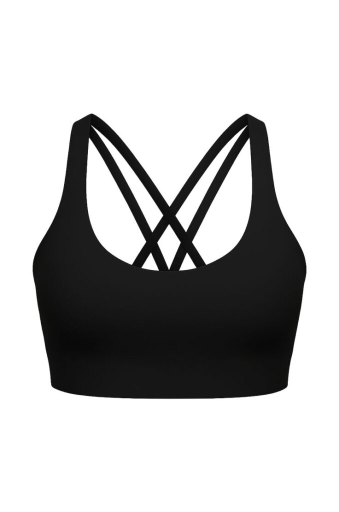 交叉文胸 - Navy _ S